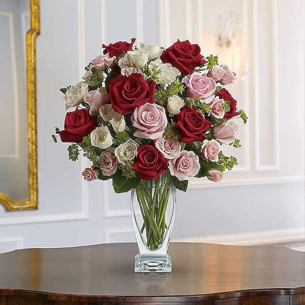 Cupid's Creation with Red Roses by Teleflora